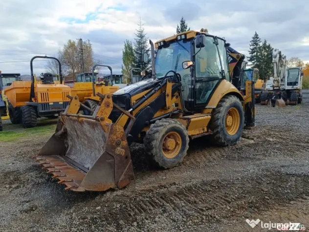Buldoexcavator CAT 428E, 2007, cupă multifuncțională - Negresti Oas (Satu-Mare)