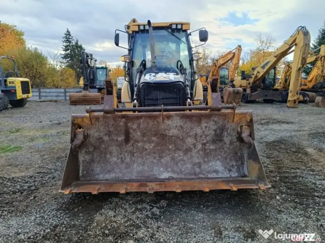 Buldoexcavator CAT 428E, 2007, cupă multifuncțională - Negresti Oas (Satu-Mare)