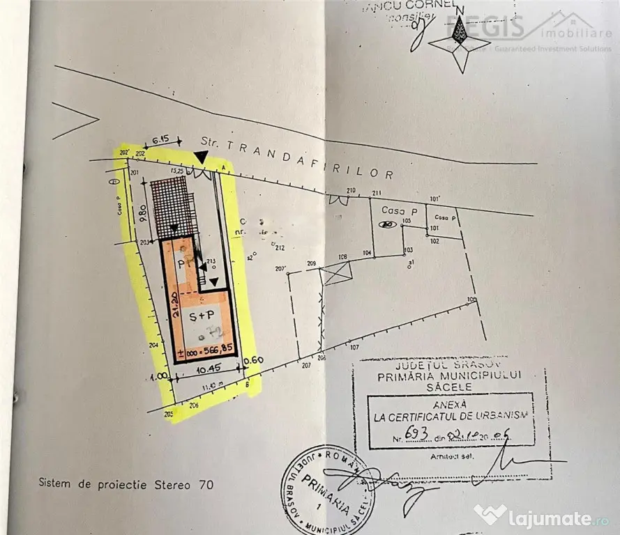 Teren pentru casa, 507 mp – Turches, Sacele | Utilitati... - Sacele (Brasov)