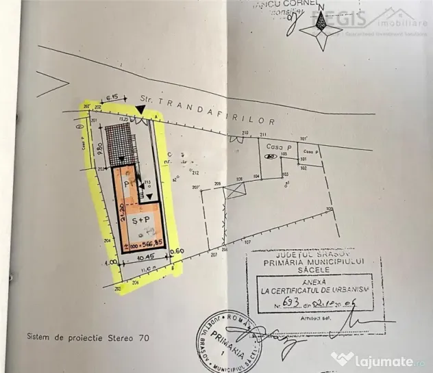 Teren pentru casa, 507 mp – Turches, Sacele | Utilitati... - Sacele (Brasov)