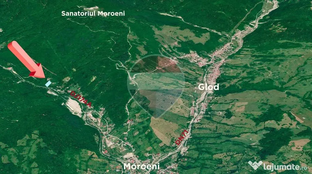 Teren intravilan Moroeni/Pucheni 1794 mp, dublu acces, id... - Moroeni (Dambovita)