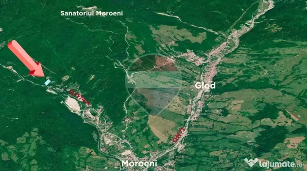 Teren intravilan Moroeni/Pucheni 1794 mp, dublu acces, id... - Moroeni (Dambovita)