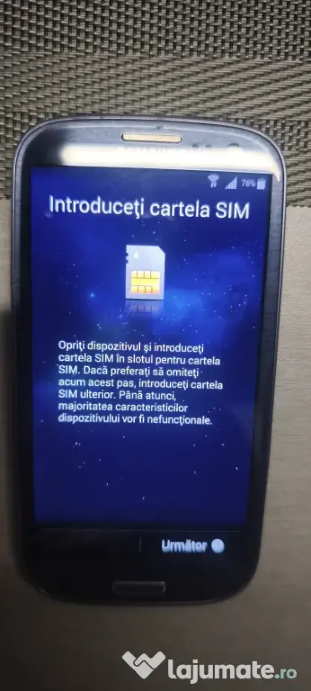 Samsung Galaxy S3 (GT-i9300) – Telefon colecție / funcțional