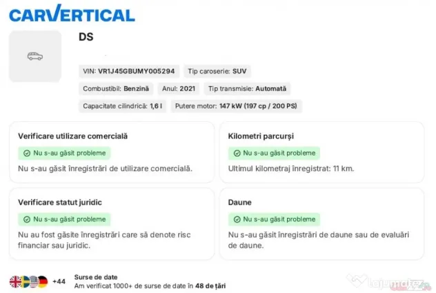 Citroen DS 7 Crossback Trapa Distronic Memorii Night Vision LED - Craiova (Dolj)