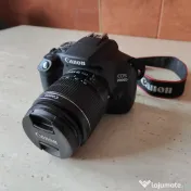 Canon EOS 2000D,24.1 MP, Negru + Obiectiv EF-S 18-55mm DC III 
