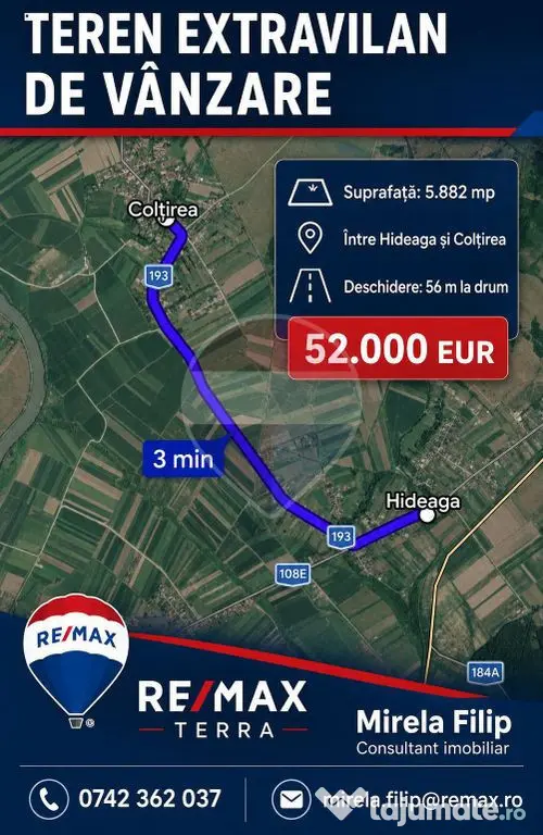 Teren pentru investitie - Coltirea (Maramures)