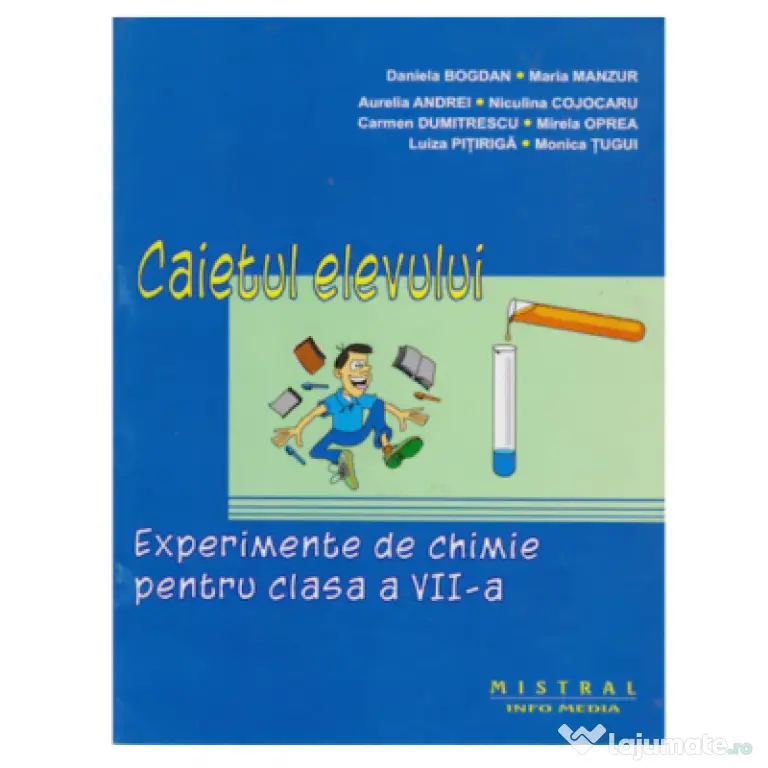 Experimente de chimie pentru clasa a 7-a Caietul elevului - Dan Bogdan