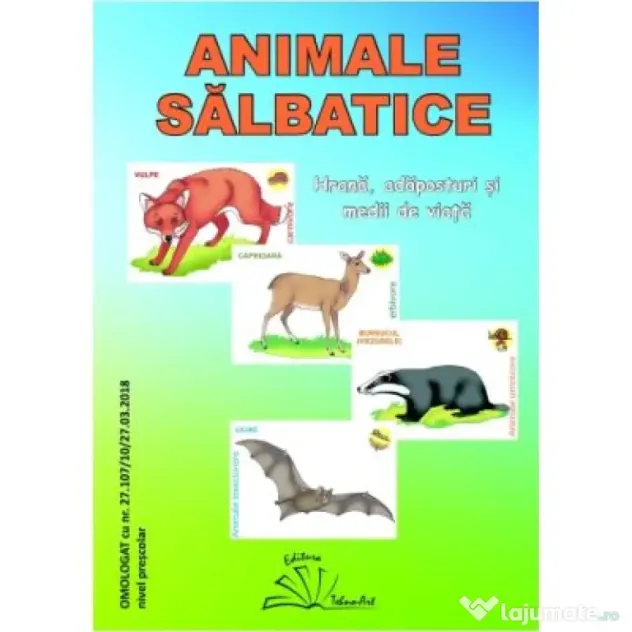 Animale salbatice. Set jetoane
