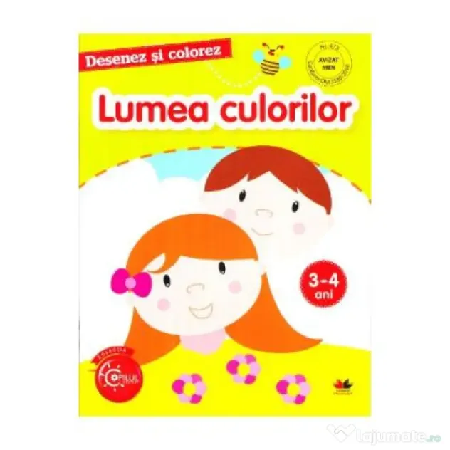 Desenez si colorez. Lumea culorilor 3-4 ani