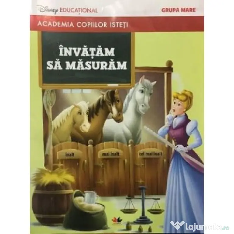 Academia copiilor isteti. Invatam sa masuram. Grupa mare - Disney educational