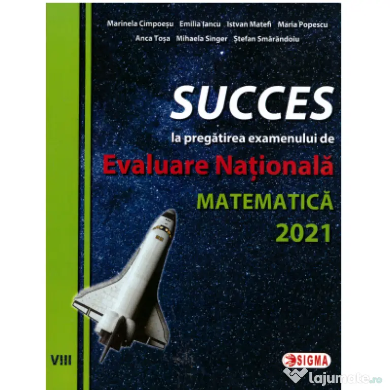 Succes la pregatirea examenului de Evaluare Nationala la Matematica 2021 - Marinela Cimpoesu