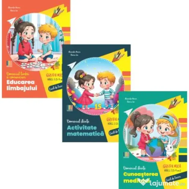 Set 3 auxiliare gradinita 3-4 ani 2025