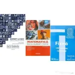 Pachet Bacalaureat 2026. Ghid complet pentru rezolvarea subiectelor Limba si literatura romana, Matematica M2 Tehnologic. Teste si Fizica 100 variante