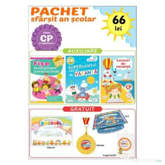 Pachet PROMO sfarsit de an scolar clasa pregatitoare