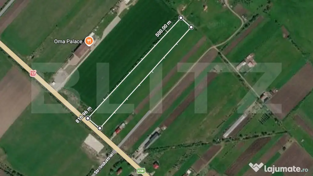 Teren 1,57 hectare, cu deschidere la DN17, Sieu Magherus - Bistrita (Bistrita-Nasaud)