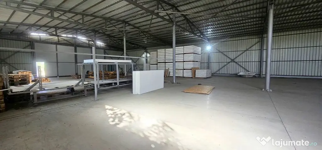 Hala 1.533 mp cu teren 5.000 mp – Vanatori, zona Maylo - Vanatori (Galati)