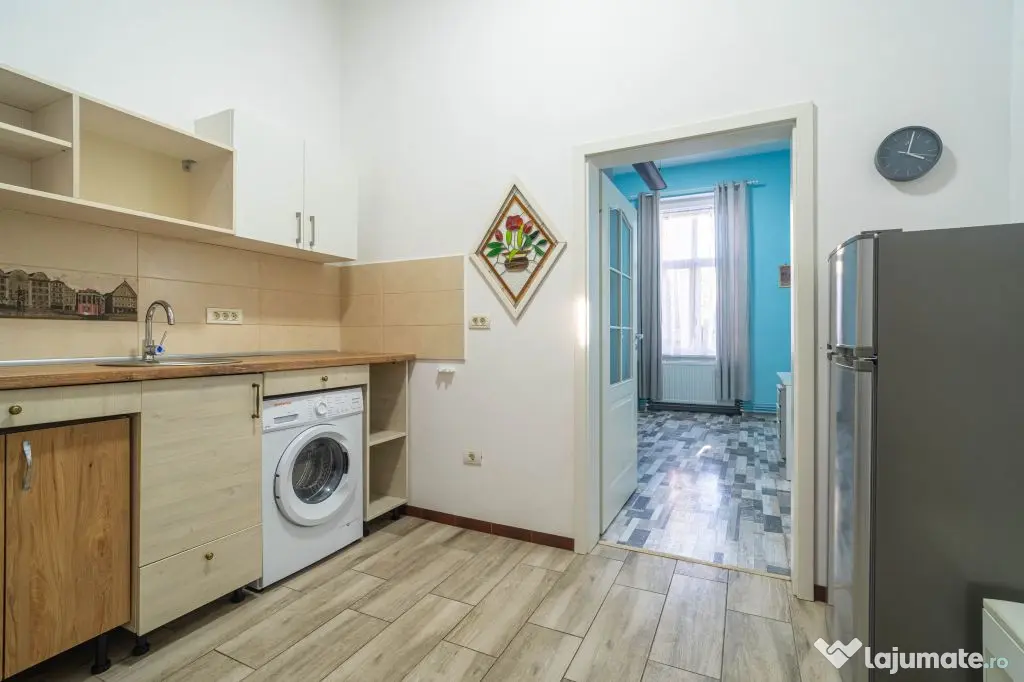 Apartament cu 1 cameră – Central, Arad | Renovat, mobi... - Arad (Arad)