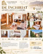 Apartament de inchiriat | Etaj 3/4 | 2 camere | Zona Racadau.