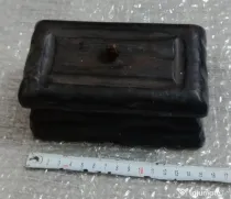 Cutiuta din lemn negru 15 cm. lungime bijuterii