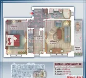 Apartament 2 Camere | Încălzire în Pardoseală | Baie cu