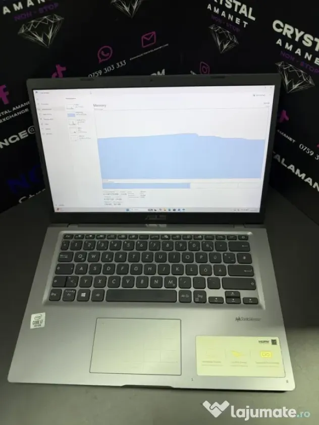 Laptop Asus R465J Procesor: Intel Core i7-1065G7 Ecran: 15.6 inch Full HD ID_1119