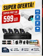 Vindem si Montam Camere Supraveghere Video KIT Complet 4/8/12 CAMERE