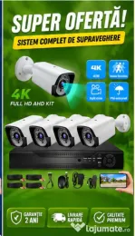 Vindem si Montam Camere Supraveghere Video KIT Complet 4/8/12 CAMERE