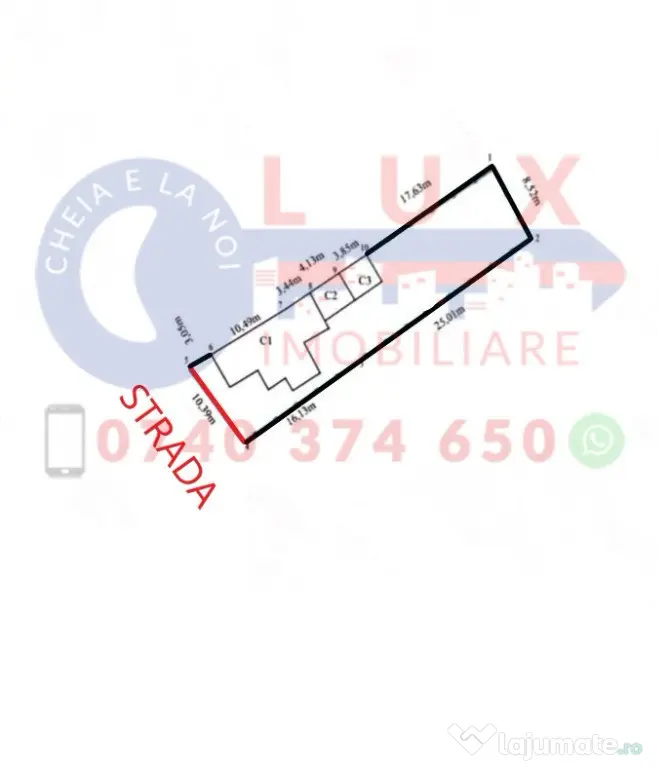 ID 6386 Casă cu teren - Strada Mahmudiei - Tulcea (Tulcea)