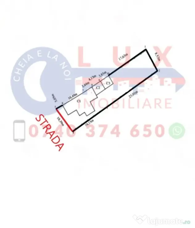 ID 6386 Casă cu teren - Strada Mahmudiei - Tulcea (Tulcea)