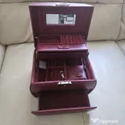 Cutie de bijuterii VICTORIA -Mobexpert, Nou cu etichetă, Visiniu