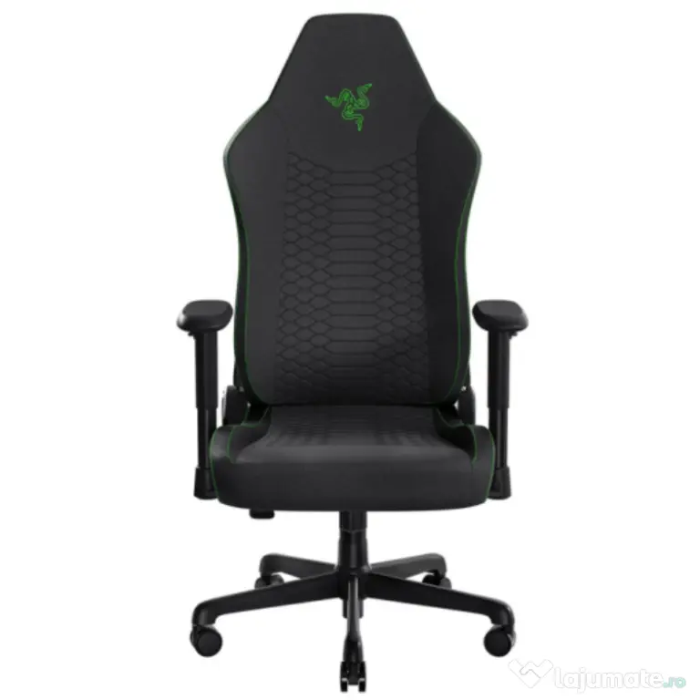 Scaun gaming razer iskur v2 x, spumă turnată pu, suport lombar integrat, tetieră reglabilă, cotiere