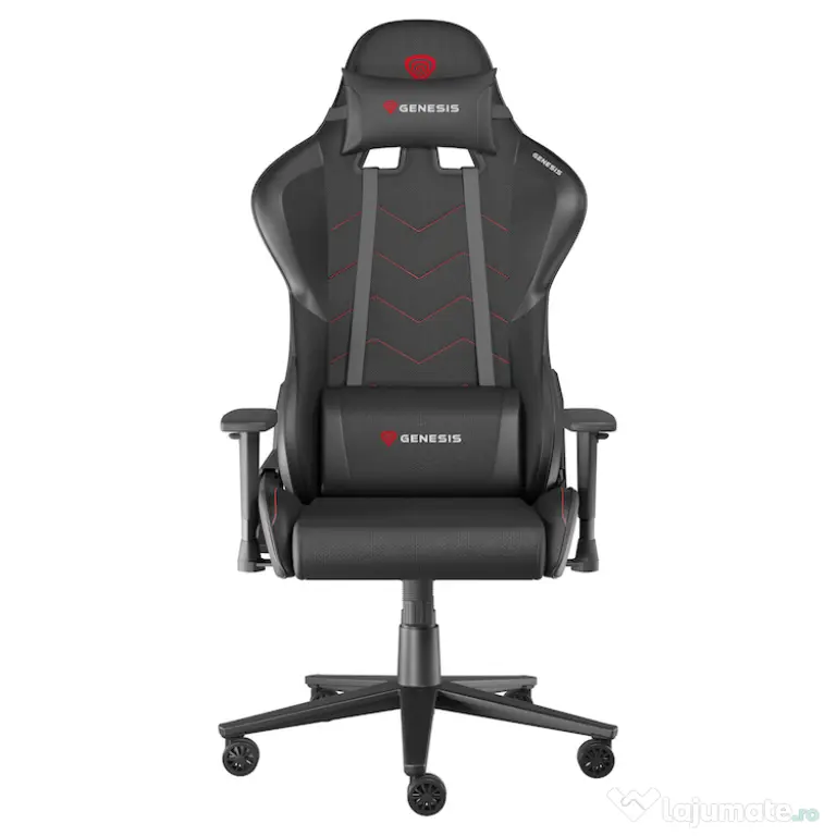 Scaun gaming genesis nitro 550 g2, synthetic pu + textil, reglabil pe Înălțime, spătar 150°, 150 kg,