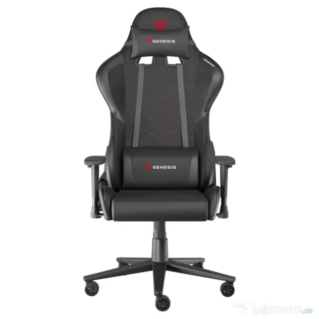 Scaun gaming genesis nitro 550 g2, synthetic pu + textil, reglabil pe Înălțime, spătar 150°, 150 kg,