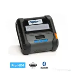 Imprimanta portabila chitante si etichete optimx pro h-04, 80mm, viteza de printare 100mm/s, baterie