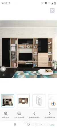 Mobila/biblioteca living Dafne 