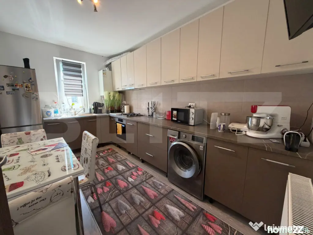 Apartament 2 camere, mobilat, parcare, 62 mp, zona Terra - Floresti (Cluj)