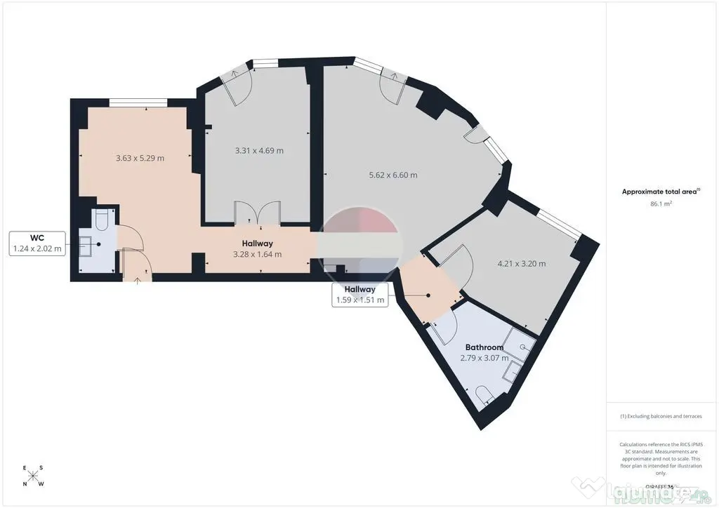 Apartament cu 3 camere de vanzare - Spatiu versatil - Rond Alba Iulia - Bucuresti (Bucuresti-Ilfov)