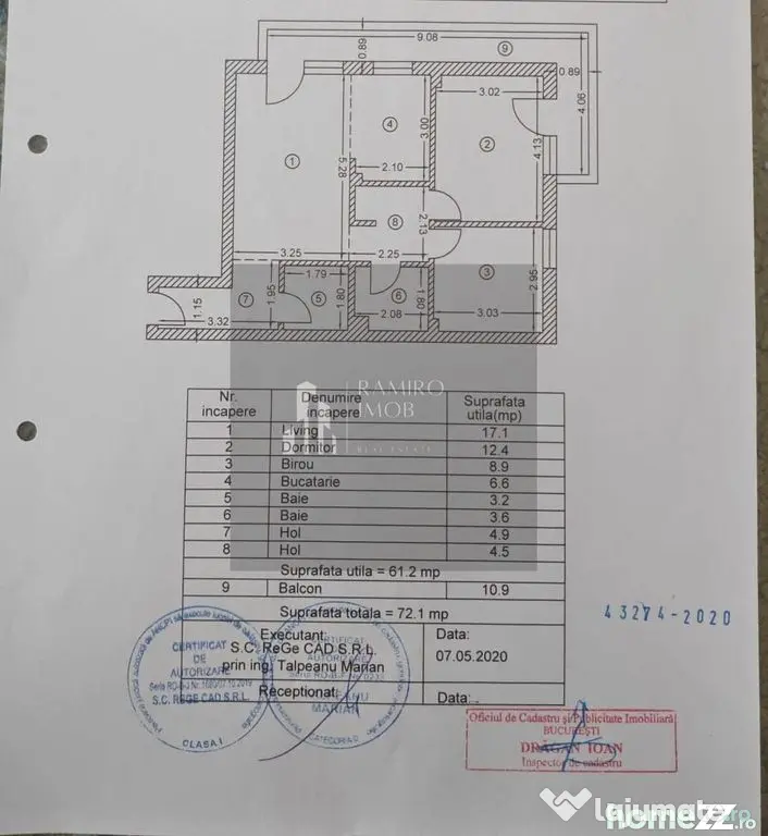 Bloc Nou Finalizat 3 camere 72mp Loc de parcare Metalurgiei - Bucuresti (Bucuresti-Ilfov)
