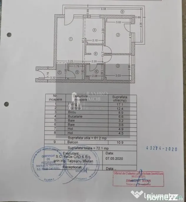 Bloc Nou Finalizat 3 camere 72mp Loc de parcare Metalurgiei - Bucuresti (Bucuresti-Ilfov)