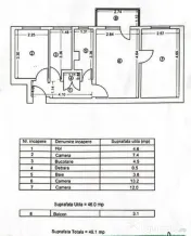 Apartament 3 camere zona Km 4 5
