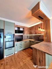 Apartament ultrafinisat 2 camere, 46 mp, terasa 11 mp, garaj 