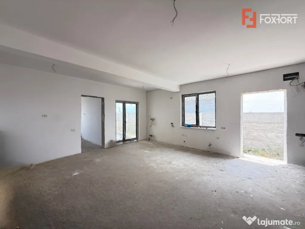 Duplex cu 3 camere | 350 mp teren | Sacalaz - Sacalaz (Timis)