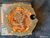 Decoratiune de fereastra din lemn 3D de Craciun 
