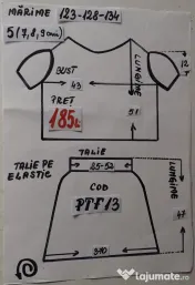Costum Printesa toamnei pentru copii,7-8-9-10 ani 