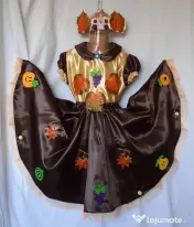 Costum Printesa toamnei pentru copii,7-8-9-10 ani 