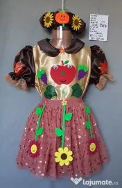 Costum Printesa toamnei pentru copii,6-7-8-9-10 ani 