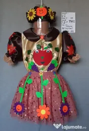 Costum Printesa toamnei pentru copii,6-7-8-9-10 ani 