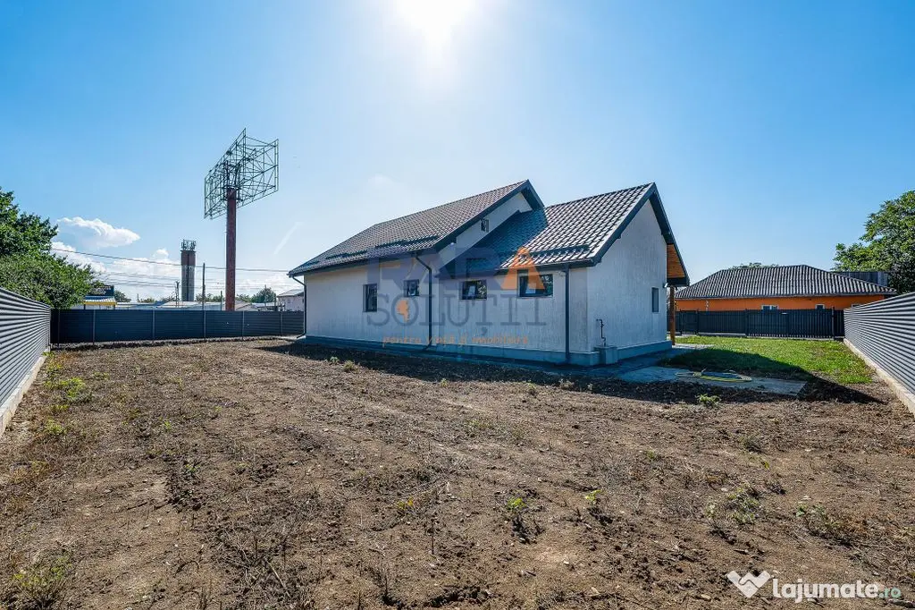 Casă nouă din cărămidă, P+M - Horia (Neamt)