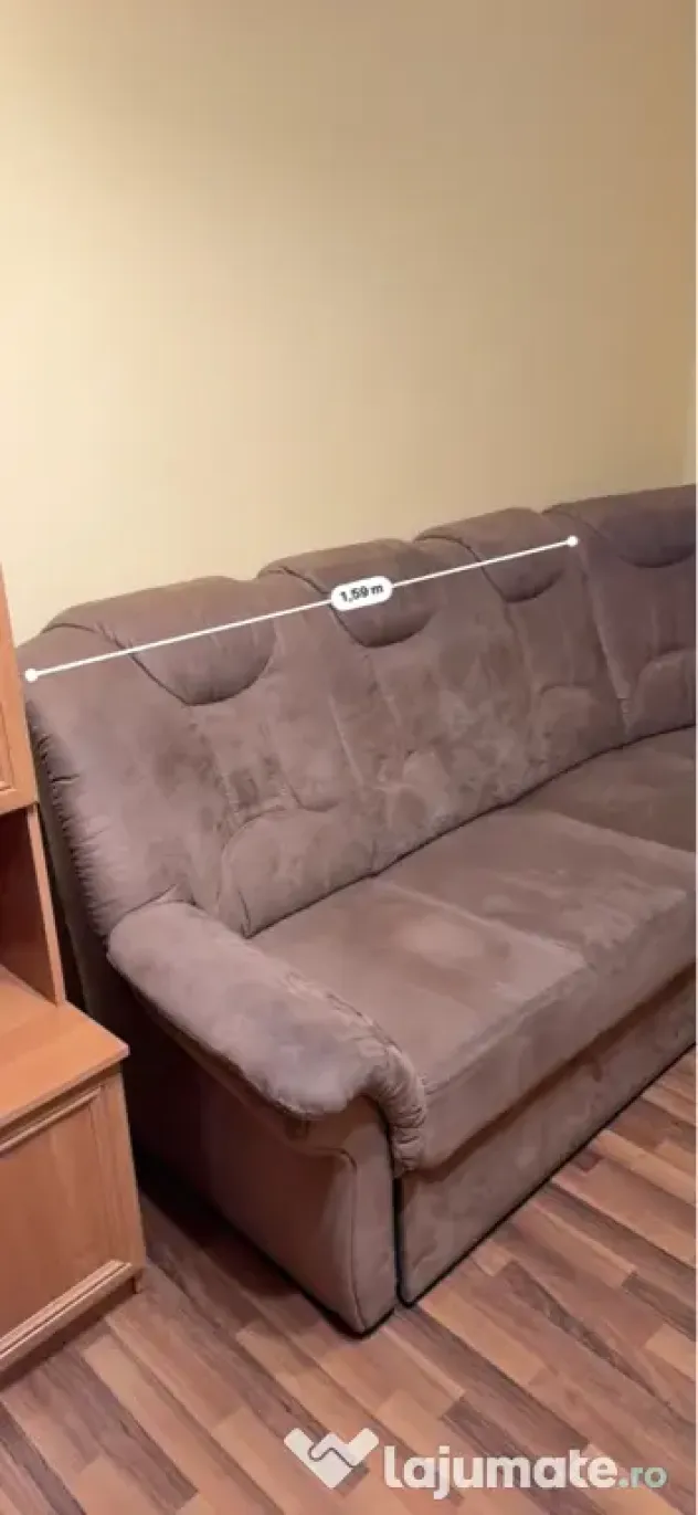 Vând colțar extensibil maro