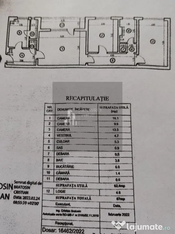 Apartament 3 camere, Brancoveanu/ Aleea Covasna, renovat, mobilat - Bucuresti (Bucuresti-Ilfov)